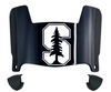 Stanford Cardinal Mini Football Helmet Visor Shield w/ Clips - PICK VISOR & LOGO COLOR