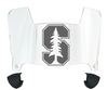 Stanford Cardinal Mini Football Helmet Visor Shield w/ Clips - PICK VISOR & LOGO COLOR