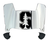 Stanford Cardinal Mini Football Helmet Visor Shield w/ Clips - PICK VISOR & LOGO COLOR