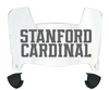 Stanford Cardinal Mini Football Helmet Visor Shield w/ Clips - PICK VISOR & LOGO COLOR