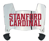 Stanford Cardinal Mini Football Helmet Visor Shield w/ Clips - PICK VISOR & LOGO COLOR
