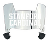 Stanford Cardinal Mini Football Helmet Visor Shield w/ Clips - PICK VISOR & LOGO COLOR
