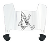 Stanford Cardinal Mini Football Helmet Visor Shield w/ Clips - PICK VISOR & LOGO COLOR