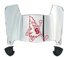 Stanford Cardinal Mini Football Helmet Visor Shield w/ Clips - PICK VISOR & LOGO COLOR