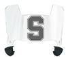 Stanford Cardinal Mini Football Helmet Visor Shield w/ Clips - PICK VISOR & LOGO COLOR