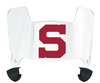 Stanford Cardinal Mini Football Helmet Visor Shield w/ Clips - PICK VISOR & LOGO COLOR