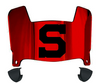 Stanford Cardinal Mini Football Helmet Visor Shield w/ Clips - PICK VISOR & LOGO COLOR
