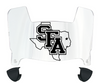 Stephen F Austin Lumberjacks Mini Football Helmet Visor Shield w/ Clips - PICK VISOR & LOGO COLOR