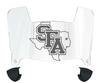 Stephen F Austin Lumberjacks Mini Football Helmet Visor Shield w/ Clips - PICK VISOR & LOGO COLOR