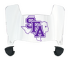 Stephen F Austin Lumberjacks Mini Football Helmet Visor Shield w/ Clips - PICK VISOR & LOGO COLOR