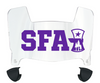 Stephen F Austin Lumberjacks Mini Football Helmet Visor Shield w/ Clips - PICK VISOR & LOGO COLOR