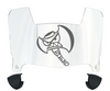 Stephen F Austin Lumberjacks Mini Football Helmet Visor Shield w/ Clips - PICK VISOR & LOGO COLOR