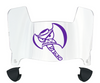 Stephen F Austin Lumberjacks Mini Football Helmet Visor Shield w/ Clips - PICK VISOR & LOGO COLOR