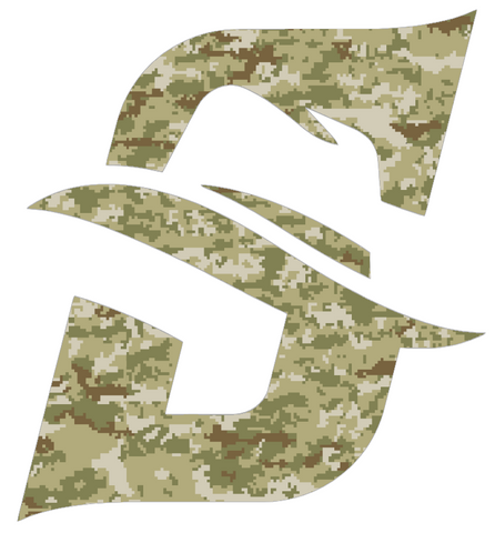 Stetson Hatters Team Logo Salute to Service Camouflage Camo Vinyl Decal PICK SIZE