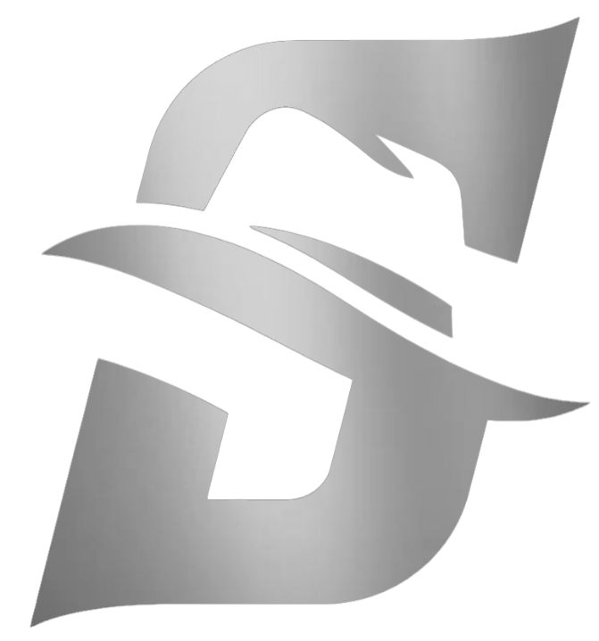 Stetson Hatters SILVER CHROME MIRROR Team Logo Premium DieCut Vinyl Decal PICK SIZE