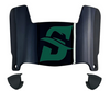 Stetson Hatters Mini Football Helmet Visor Shield w/ Clips - PICK VISOR & LOGO COLOR