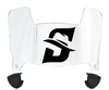 Stetson Hatters Mini Football Helmet Visor Shield w/ Clips - PICK VISOR & LOGO COLOR