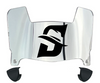 Stetson Hatters Mini Football Helmet Visor Shield w/ Clips - PICK VISOR & LOGO COLOR