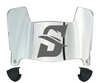 Stetson Hatters Mini Football Helmet Visor Shield w/ Clips - PICK VISOR & LOGO COLOR