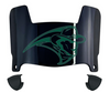 Stetson Hatters Mini Football Helmet Visor Shield w/ Clips - PICK VISOR & LOGO COLOR