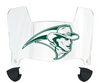 Stetson Hatters Mini Football Helmet Visor Shield w/ Clips - PICK VISOR & LOGO COLOR