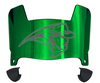 Stetson Hatters Mini Football Helmet Visor Shield w/ Clips - PICK VISOR & LOGO COLOR