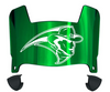 Stetson Hatters Mini Football Helmet Visor Shield w/ Clips - PICK VISOR & LOGO COLOR