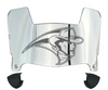 Stetson Hatters Mini Football Helmet Visor Shield w/ Clips - PICK VISOR & LOGO COLOR