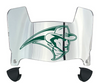 Stetson Hatters Mini Football Helmet Visor Shield w/ Clips - PICK VISOR & LOGO COLOR
