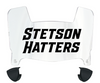 Stetson Hatters Mini Football Helmet Visor Shield w/ Clips - PICK VISOR & LOGO COLOR