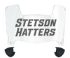 Stetson Hatters Mini Football Helmet Visor Shield w/ Clips - PICK VISOR & LOGO COLOR