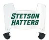 Stetson Hatters Mini Football Helmet Visor Shield w/ Clips - PICK VISOR & LOGO COLOR