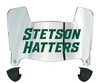 Stetson Hatters Mini Football Helmet Visor Shield w/ Clips - PICK VISOR & LOGO COLOR