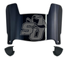 Stetson Hatters Mini Football Helmet Visor Shield w/ Clips - PICK VISOR & LOGO COLOR