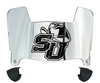 Stetson Hatters Mini Football Helmet Visor Shield w/ Clips - PICK VISOR & LOGO COLOR