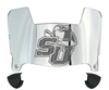 Stetson Hatters Mini Football Helmet Visor Shield w/ Clips - PICK VISOR & LOGO COLOR