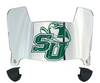 Stetson Hatters Mini Football Helmet Visor Shield w/ Clips - PICK VISOR & LOGO COLOR