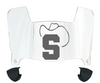 Stetson Hatters Mini Football Helmet Visor Shield w/ Clips - PICK VISOR & LOGO COLOR