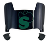 Stetson Hatters Mini Football Helmet Visor Shield w/ Clips - PICK VISOR & LOGO COLOR