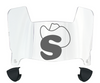 Stetson Hatters Mini Football Helmet Visor Shield w/ Clips - PICK VISOR & LOGO COLOR