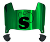 Stetson Hatters Mini Football Helmet Visor Shield w/ Clips - PICK VISOR & LOGO COLOR