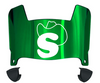 Stetson Hatters Mini Football Helmet Visor Shield w/ Clips - PICK VISOR & LOGO COLOR