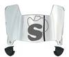 Stetson Hatters Mini Football Helmet Visor Shield w/ Clips - PICK VISOR & LOGO COLOR
