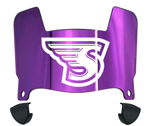 Stonehill Skyhawks Mini Football Helmet Visor Shield w/ Clips - PICK VISOR & LOGO COLOR