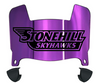 Stonehill Skyhawks Mini Football Helmet Visor Shield w/ Clips - PICK VISOR & LOGO COLOR