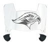 Stonehill Skyhawks Mini Football Helmet Visor Shield w/ Clips - PICK VISOR & LOGO COLOR