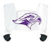 Stonehill Skyhawks Mini Football Helmet Visor Shield w/ Clips - PICK VISOR & LOGO COLOR