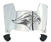 Stonehill Skyhawks Mini Football Helmet Visor Shield w/ Clips - PICK VISOR & LOGO COLOR