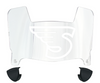 Stonehill Skyhawks Mini Football Helmet Visor Shield w/ Clips - PICK VISOR & LOGO COLOR