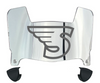 Stonehill Skyhawks Mini Football Helmet Visor Shield w/ Clips - PICK VISOR & LOGO COLOR
